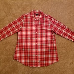 Banana Republic Plaid Button Down